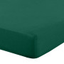 Prestieradlo 180x200 cm BASIC tmavozelené s gumičkou